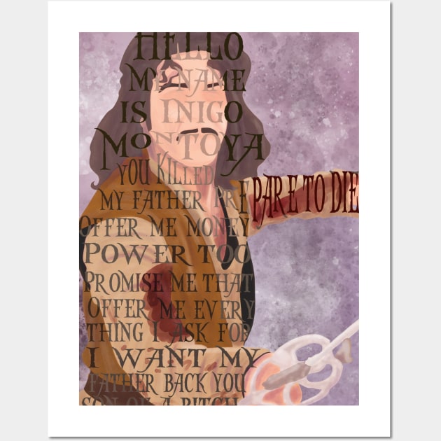 His name is Inigo Montoya Wall Art by Skahfee